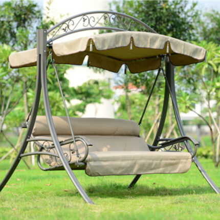Sofeyszone Outdoor Leisure Rocking Chair - Iron Swing for Patio & Garden